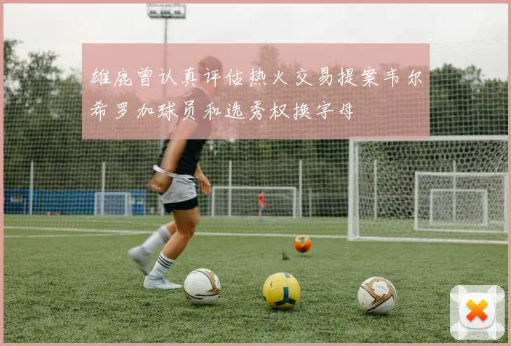 雄鹿曾认真评估热火交易提案韦尔希罗加球员和选秀权换字母